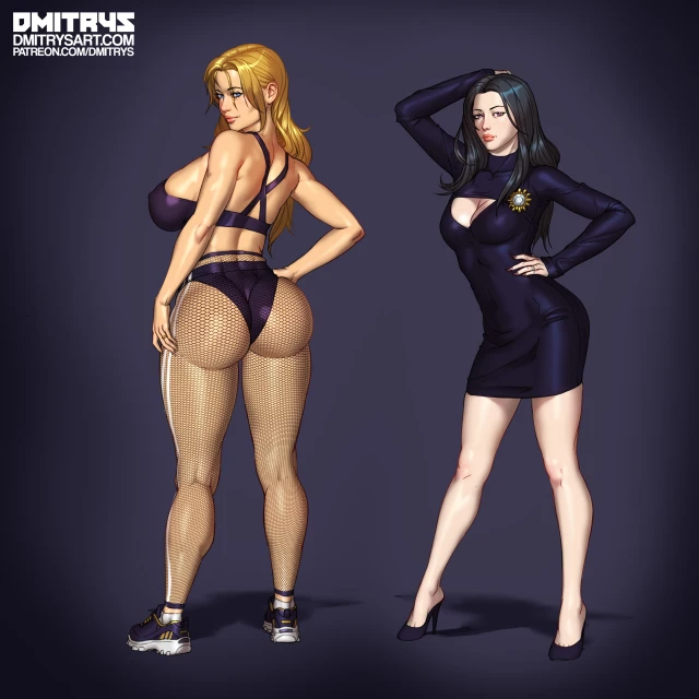 Ms Bascomb and Aline Des-Jardins